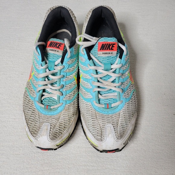 Nike Air Max Torch 4 Women's Shoes White/Blk-Volt-Crimson Size 9 US CW5607-100 - Picture 6 of 16